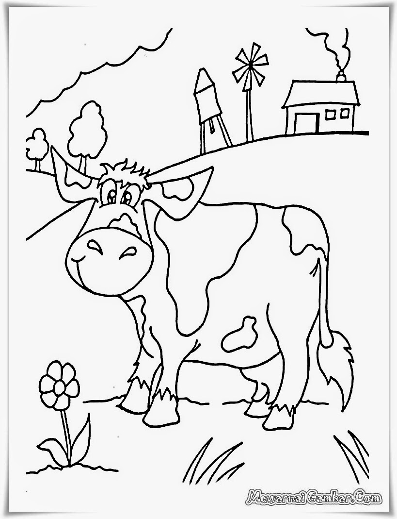 Free coloring pages of pemandangan alam