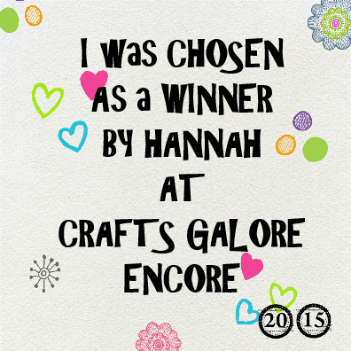 Crafts Galore Encore Challenge Blog