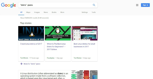 pencarian simbol di Google