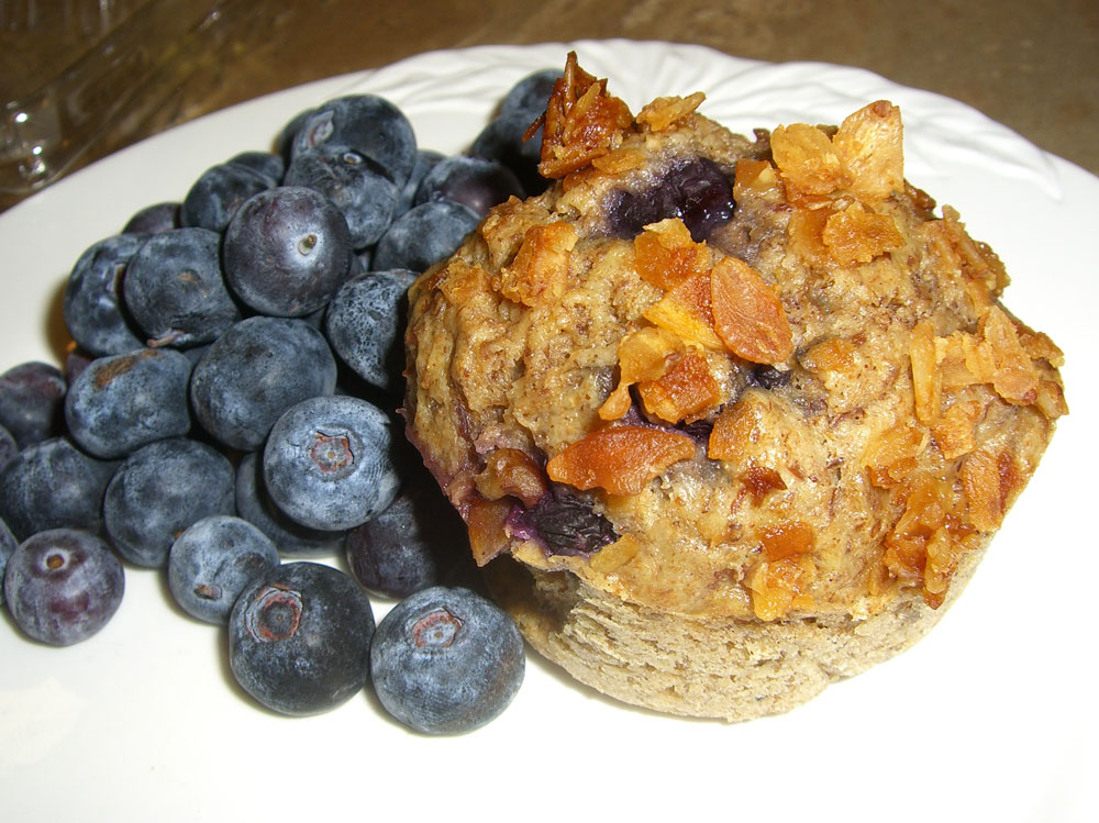 Maple Macaroni BlueberryBanana Breakfast Muffins