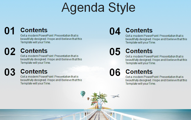 image: Agenda style ppt