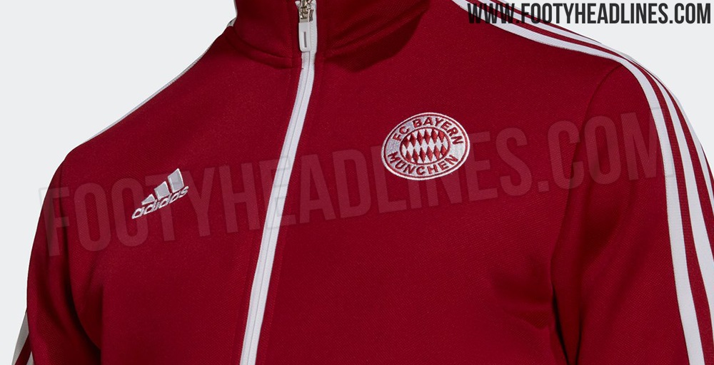 Adidas Bayern Munich 21-22 Anthem Jacket Leaked Darker Red Confirmed - Footy Headlines