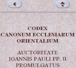 CODEX CANONUM ECCLESIARUM ORIENTALIUM