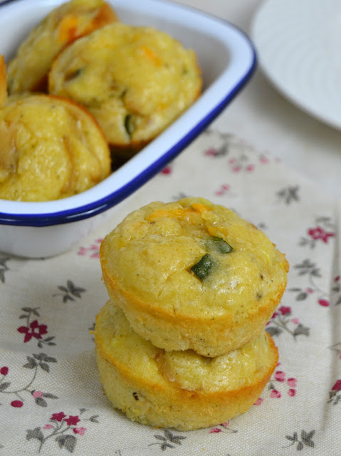 Pastelitos de calabacín y queso