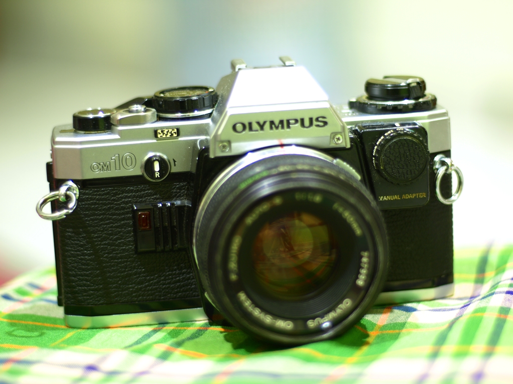 kamera-lah!: OLYMPUS - Olympus OM10 + Manual Adapter + Zuiko Auto-S