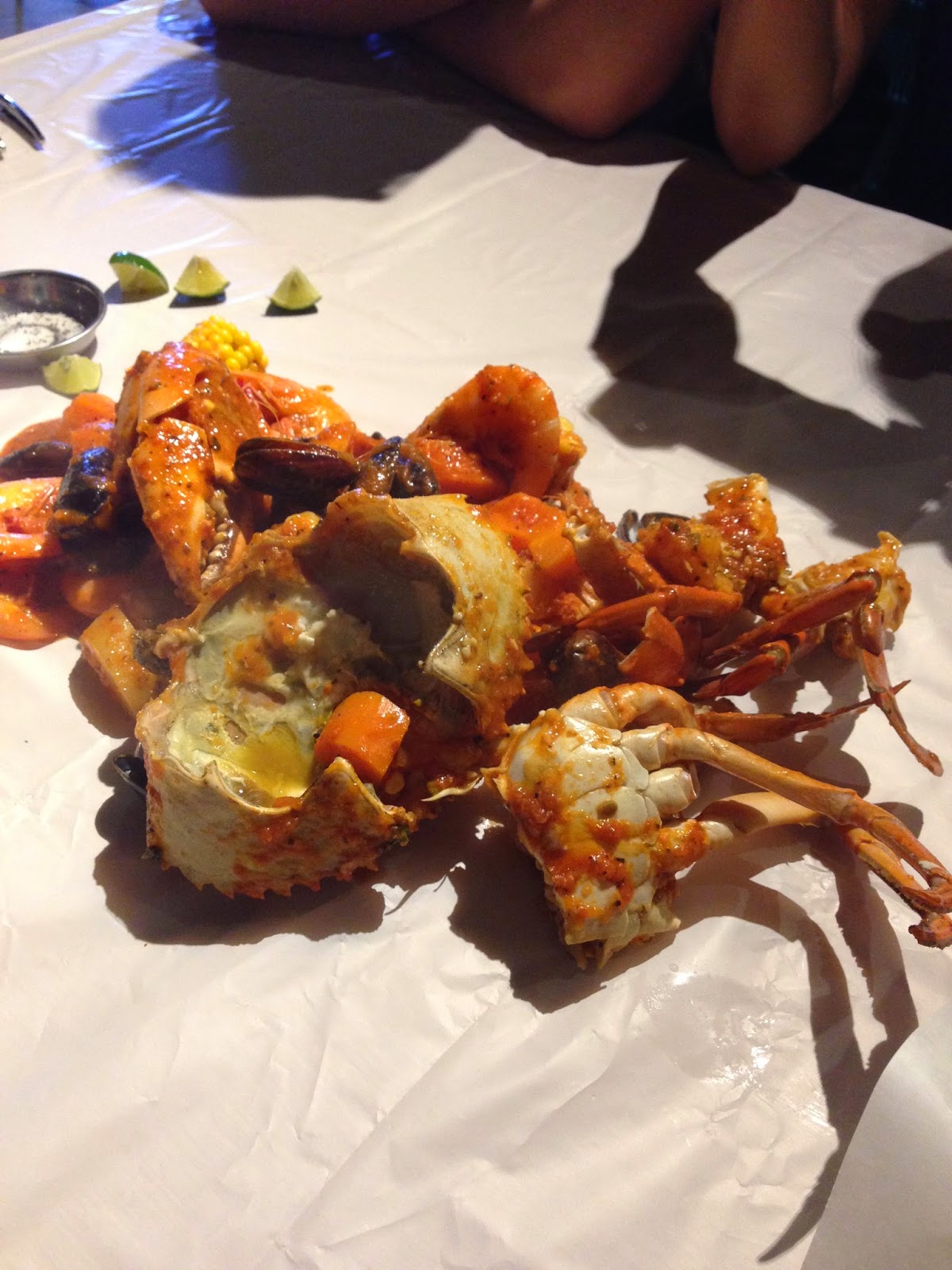 my Life, my Loves. Dad's birthday dinner at The Dancing Crab