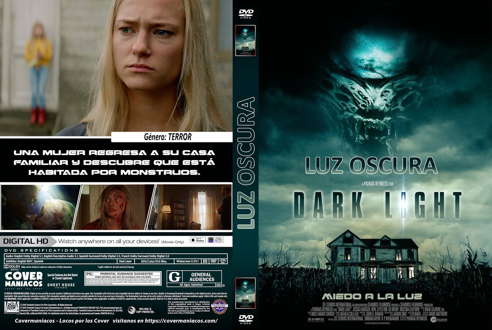 Enumerar Privilegiado Circular LUZ OSCURA-DARK LIGHT 2019[COVER DVD] » Covermaniacos