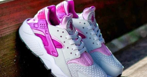 huaraches gray and pink