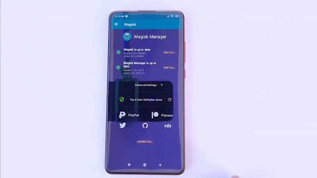 updated magisk magisk updated successfully