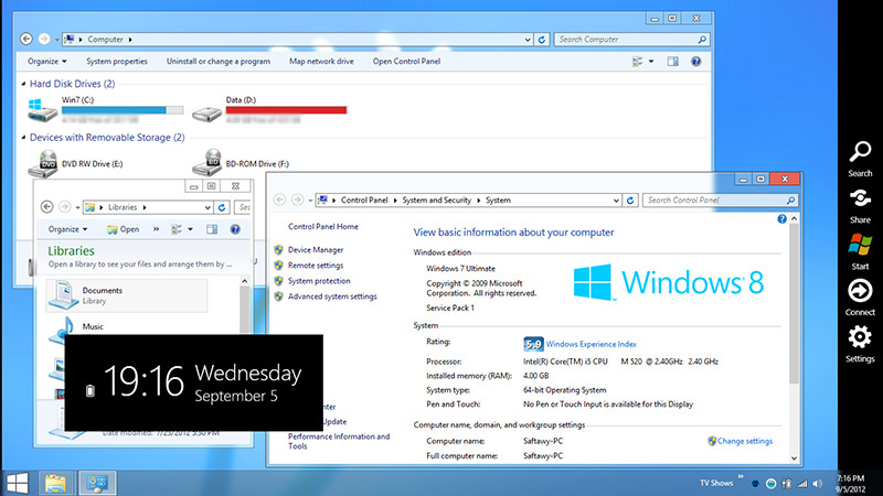 Windows 8 Transformation Pack. Аналог виндовс. Альтернатива виндовс. Аналог Windows.