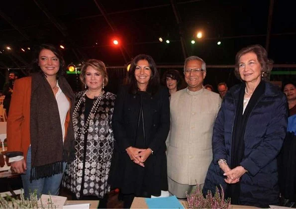 Queen Sofia, Grand Duchess Maria Teresa, Princess Alexandra, Professor Muhammad Yunus at Paris GSBS 2017