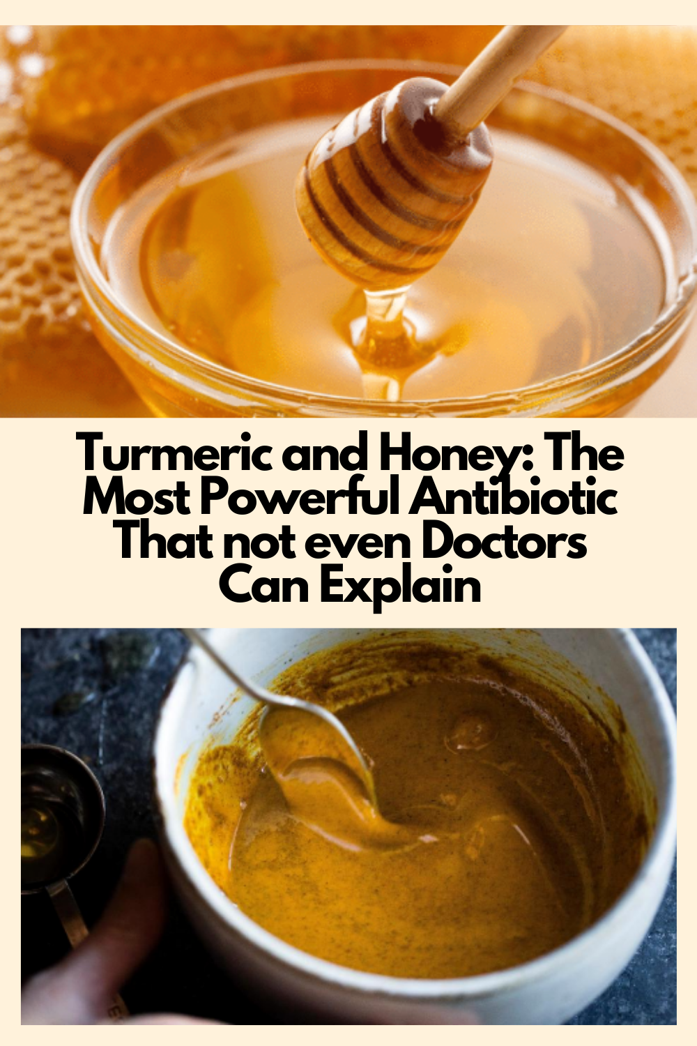 Turmeric and Honey The Most Powerful Antibiotic That not even Doctors