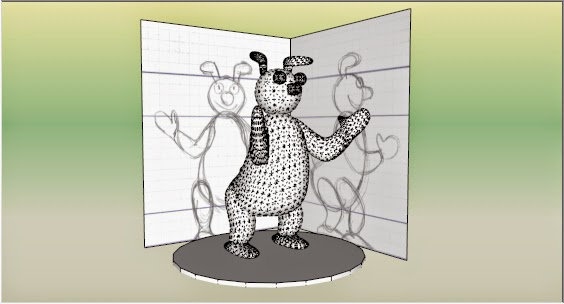 modélisation 3D SketchUp figurine modélisation 3D SketchUp figurine