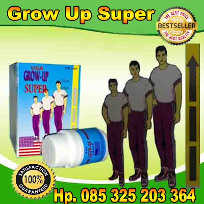 obat peninggi badan,peninggi badan,suplemen peninggi, grow up super USA