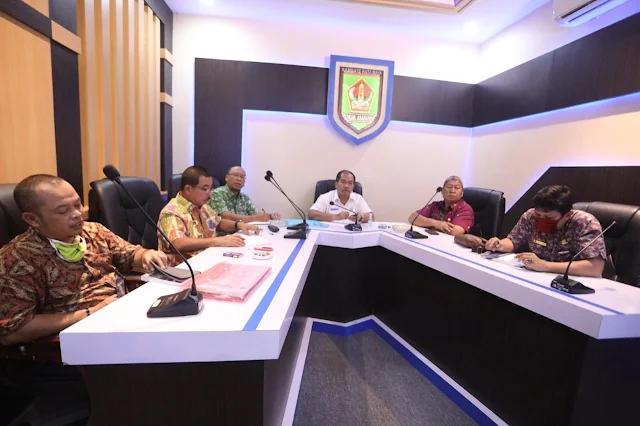 Memantau Perkembangan Wabah Corona,Kemendagri Melakukan Video Teleconference Kepada Gubernur dan Kepala Daerah Kabupaten/Kota se-Indonesia