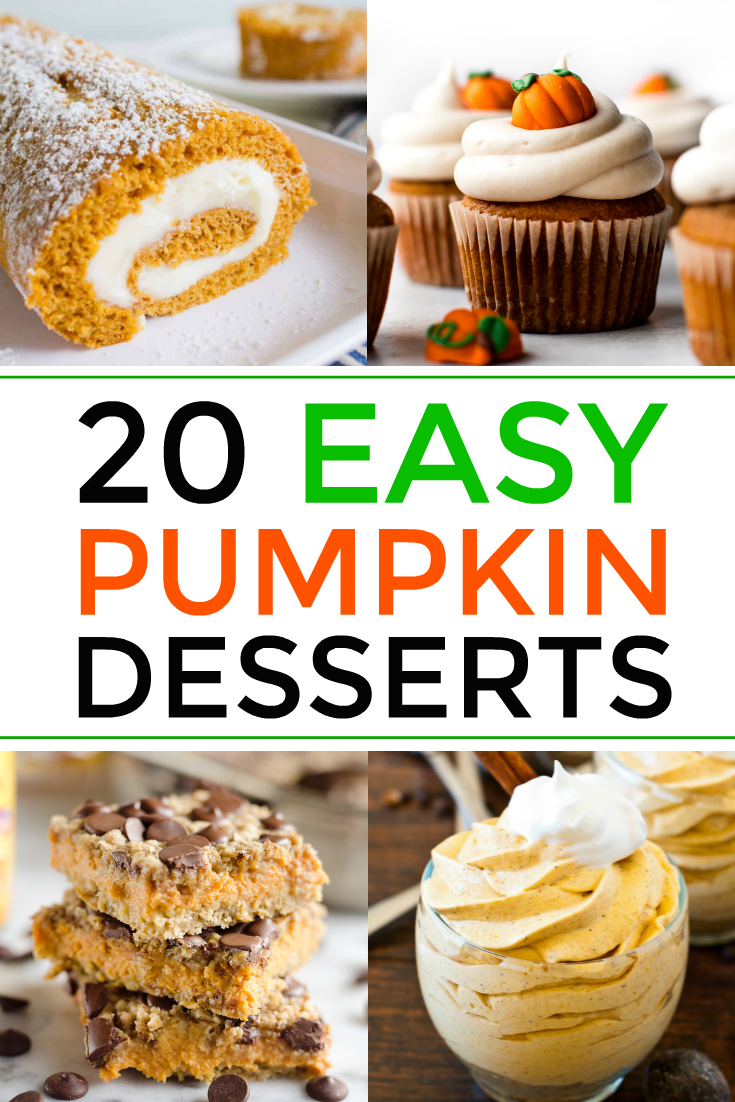 20 Easy Pumpkin Desserts to Make this Season