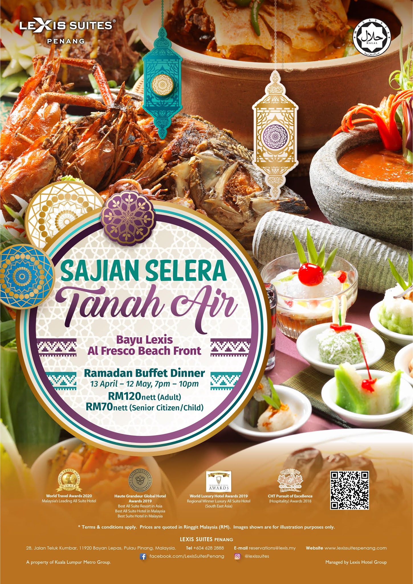 Sajian Selera Tanah Air Ramadan Buffet Dinner at Lexis Suites Penang.