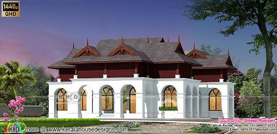 A house design like the tharavadu house of Santosh George Kulangara