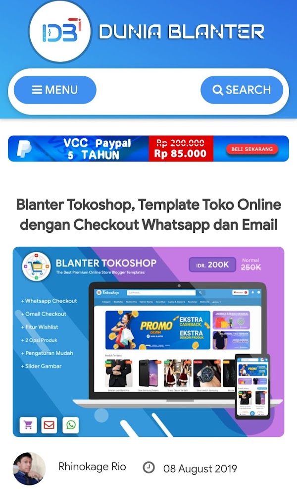 Mengenal template BLANTER TOKOSHOP, Untuk jualan online, menurut saya? Mengenal template BLANTER TOKOSHOP, Untuk jualan online, menurut saya?