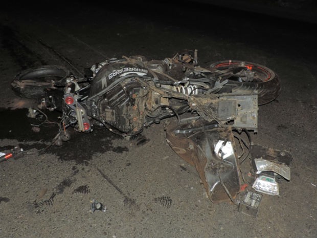 Motociclista morre e passageira fica ferida após acidente na BR-020 (Foto: Sigi Vilares/ Blog do Sigi Vilares)
