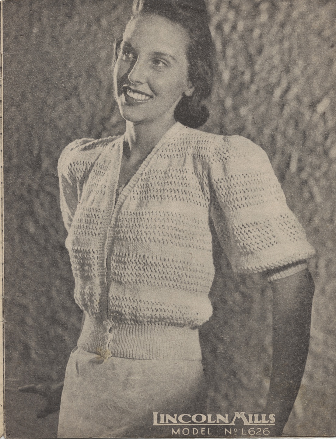 Boudoir Bolero Knitting Pattern Jacket Sweater Knit