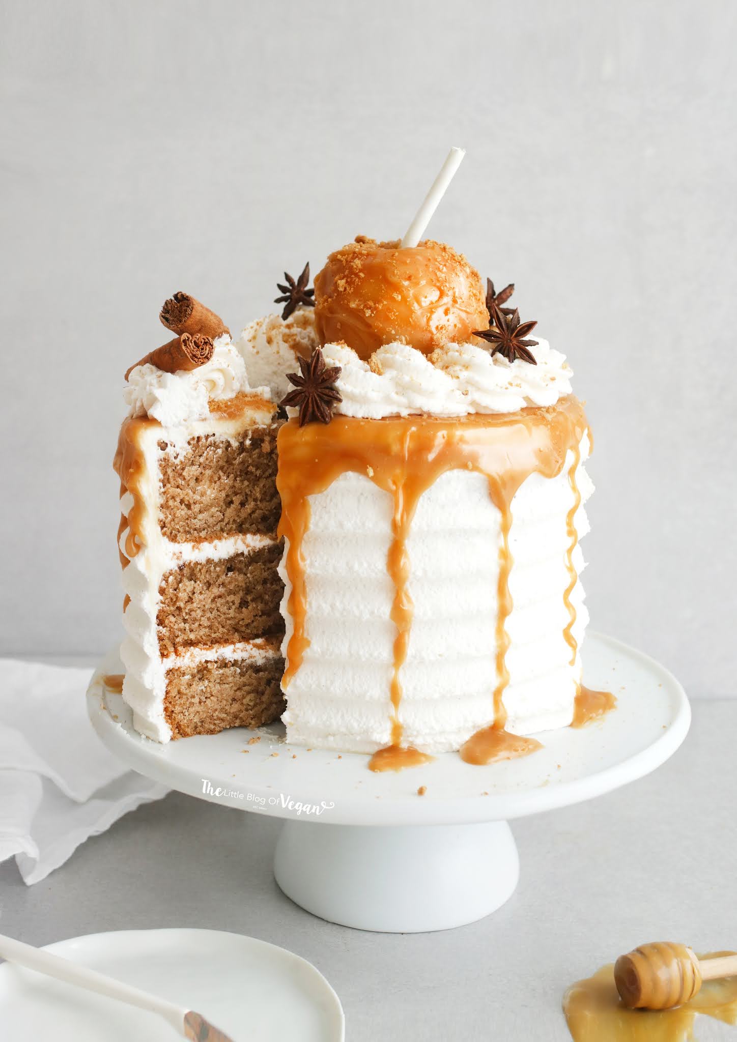  Vegan Caramel Apple Cake