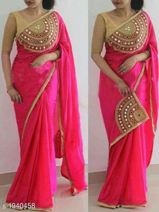 Silk sarees: Mirror Embroidary work Rs.920/- Free COD WhatsApp ...
