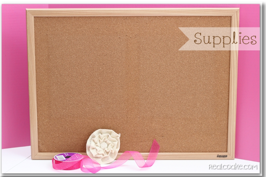 Simple Decorative Cork Board