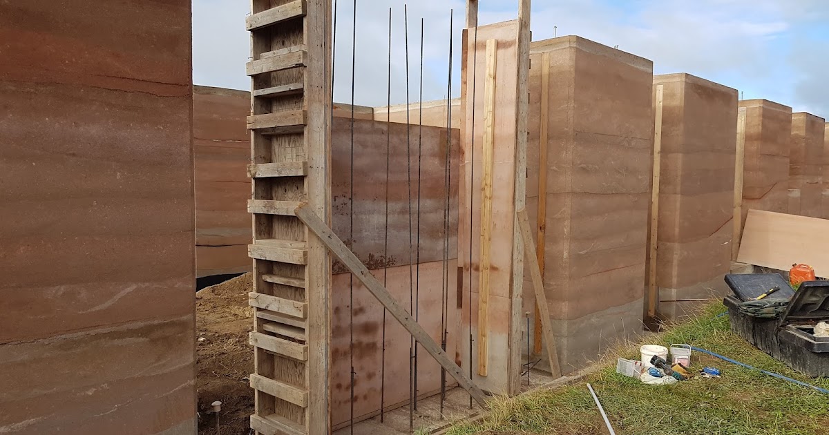 Rammed Earth Saskatchewan Canada Rammed Earth House Walls Are Completed!