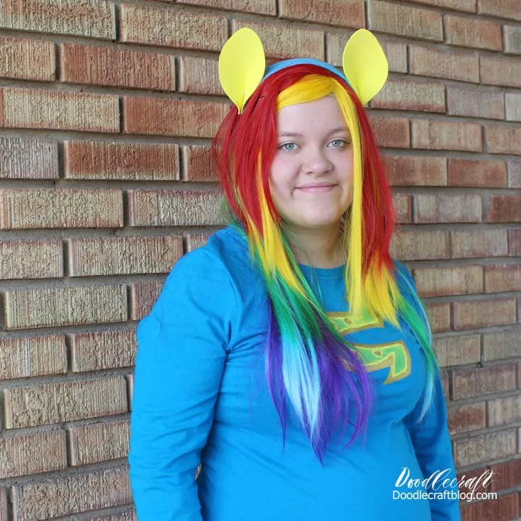 Rainbow Dash from My Little Pony Equestria Girls Cosplay or Halloween Costume.