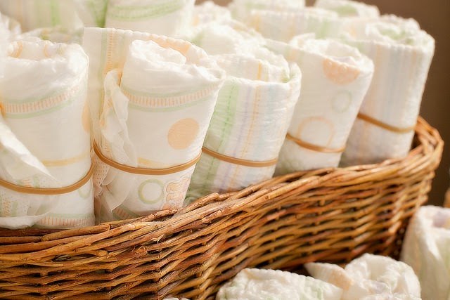 Cómo hacer una torta de pañales