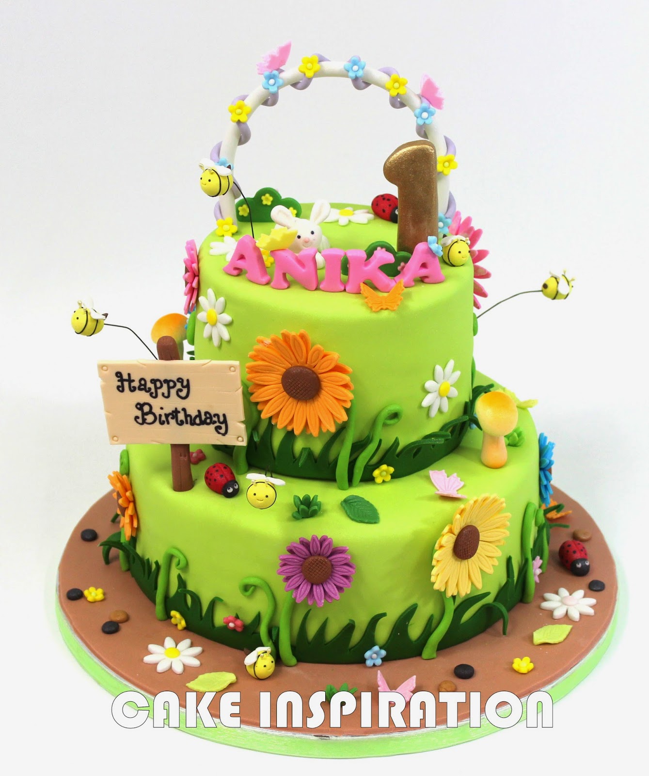 Pine Garden Birthday Cake Design Tunkie