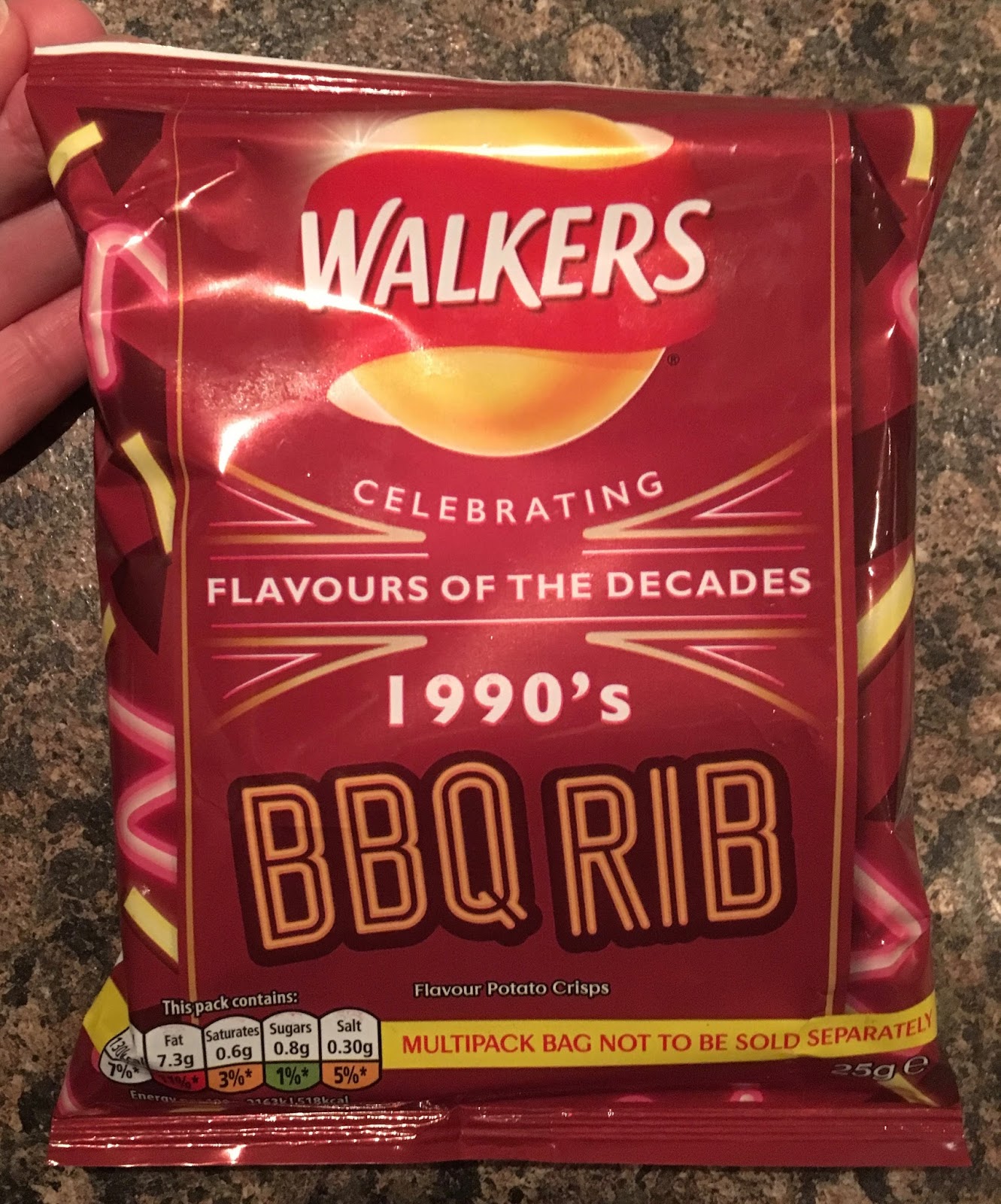 FOODSTUFF FINDS Walkers 1990's BBQ Rib Crisps (Ocado) By SpectreUK