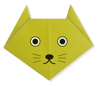 පූසෙකුගේ මුහුණ හදමු (Origami Cat(face)) - Your Choice Way