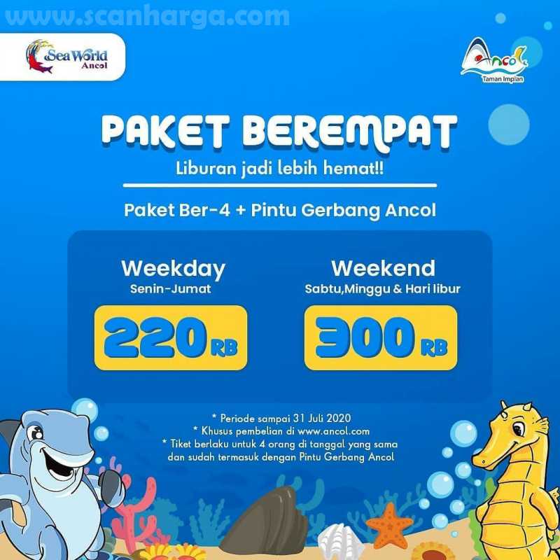 Promo Ancol PAKET BER-4 + Pintu Gerbang Ancol harga mulai ...