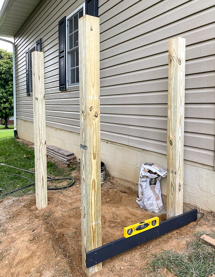 How to Build a Simple Modern Trash Can Screen Little House of Four