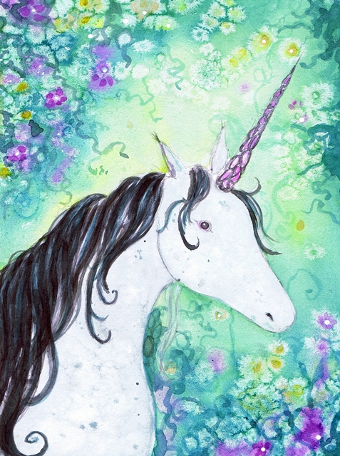 Atelier Aquarellzauber Blog: Einhorn Aquarell