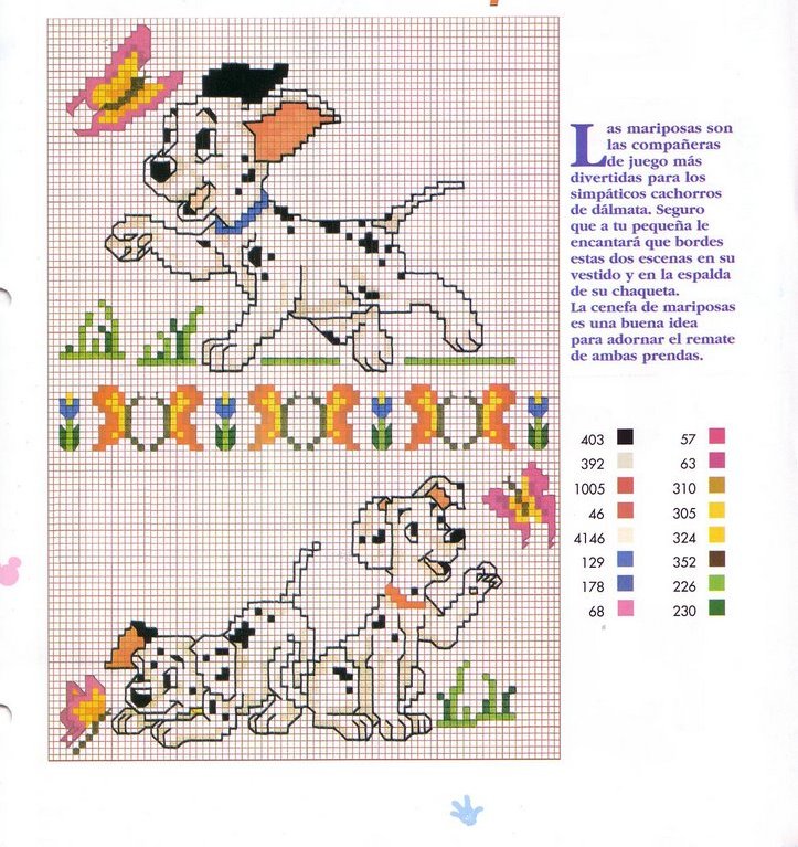 One Hundred and One Dalmat cross stitch