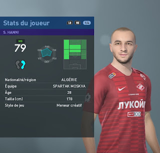 PES 2019 Faces Sofiane Hanni by TiiToo Facemaker