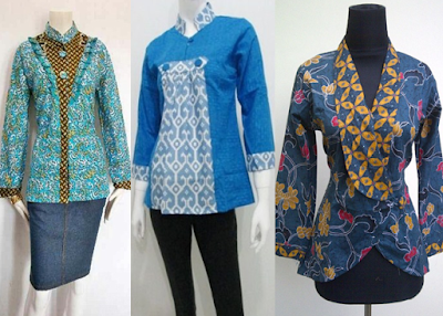 model baju batik kerja