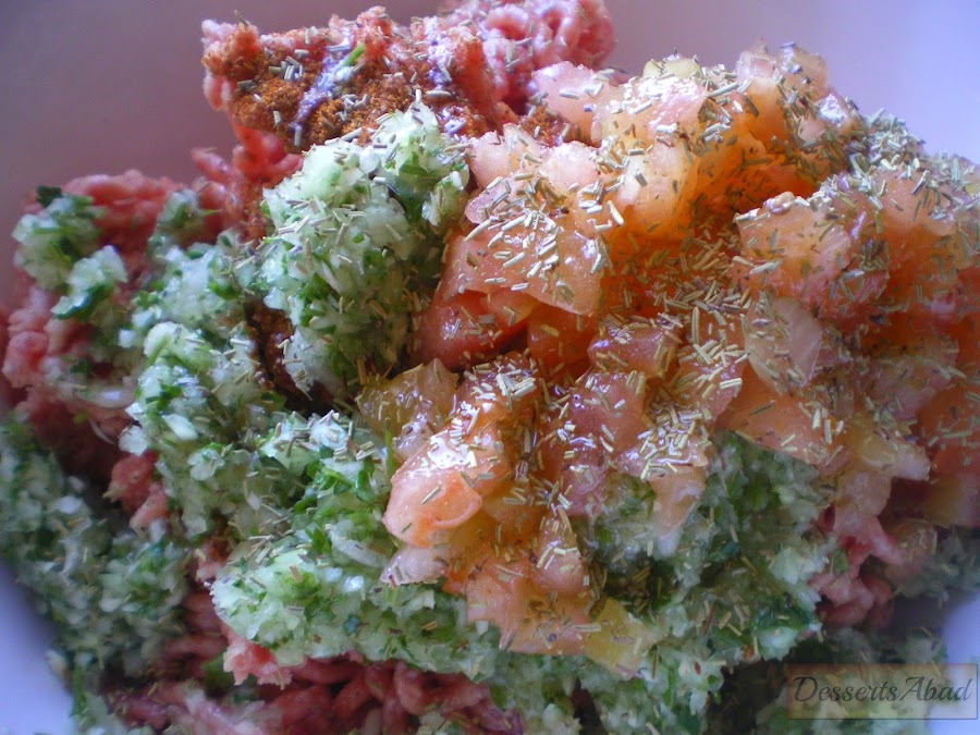 Beyti kebab (relleno de carne)