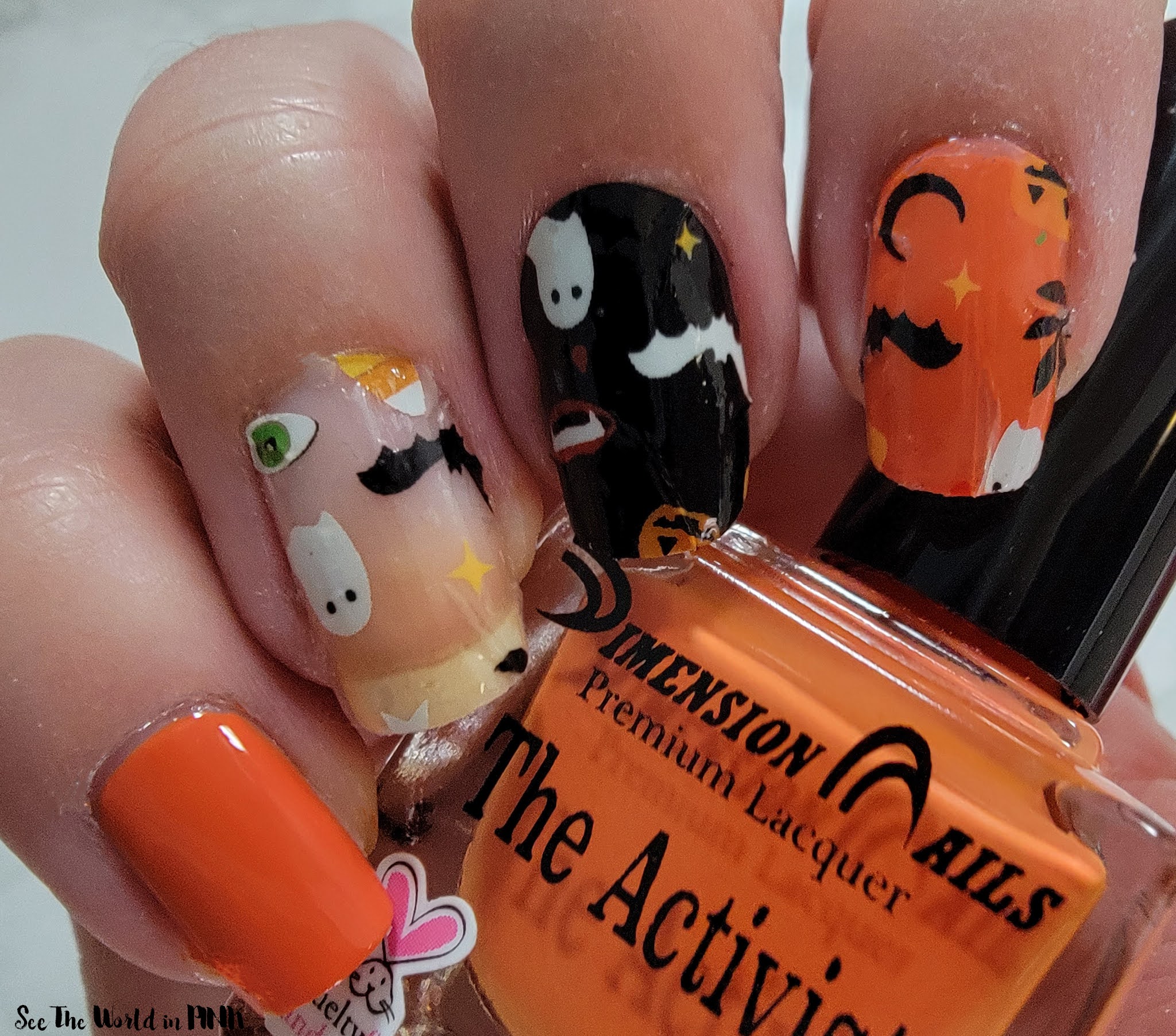 Manicure Monday - Boo, Cute Halloween Nails