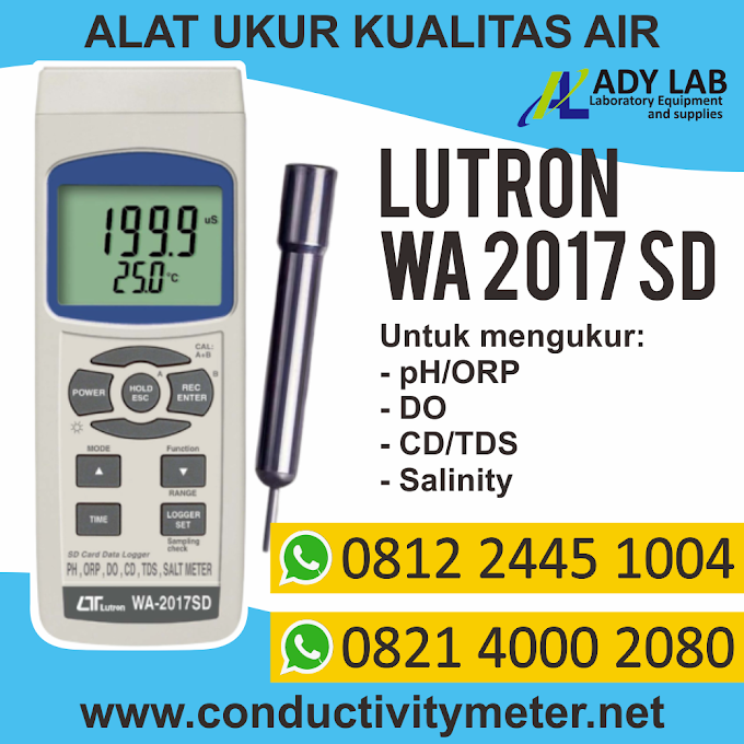 AdyLab: Jual Alat Ukur Kualitas Air Lutron WA-2017SD  | pH/ORP, DO, CD/TDS, SALT METER Harga Murah dan Lengkap | Lutron WA 2017SD | Horiba U50| Apera |Ionix |