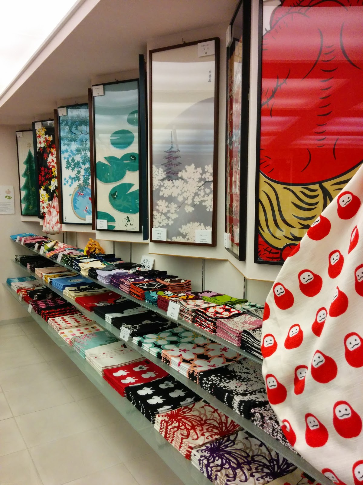 Tenugui cloth is 35 cm wide and 90 cm long, and is used nowadays not