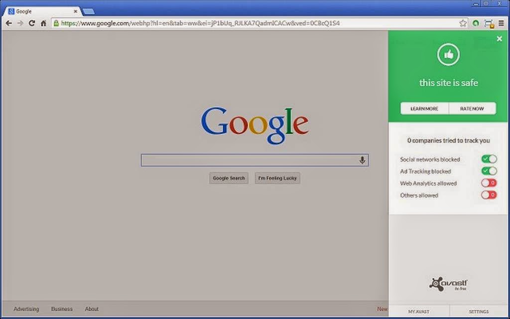 Google Chrome Avast problems. Https security google