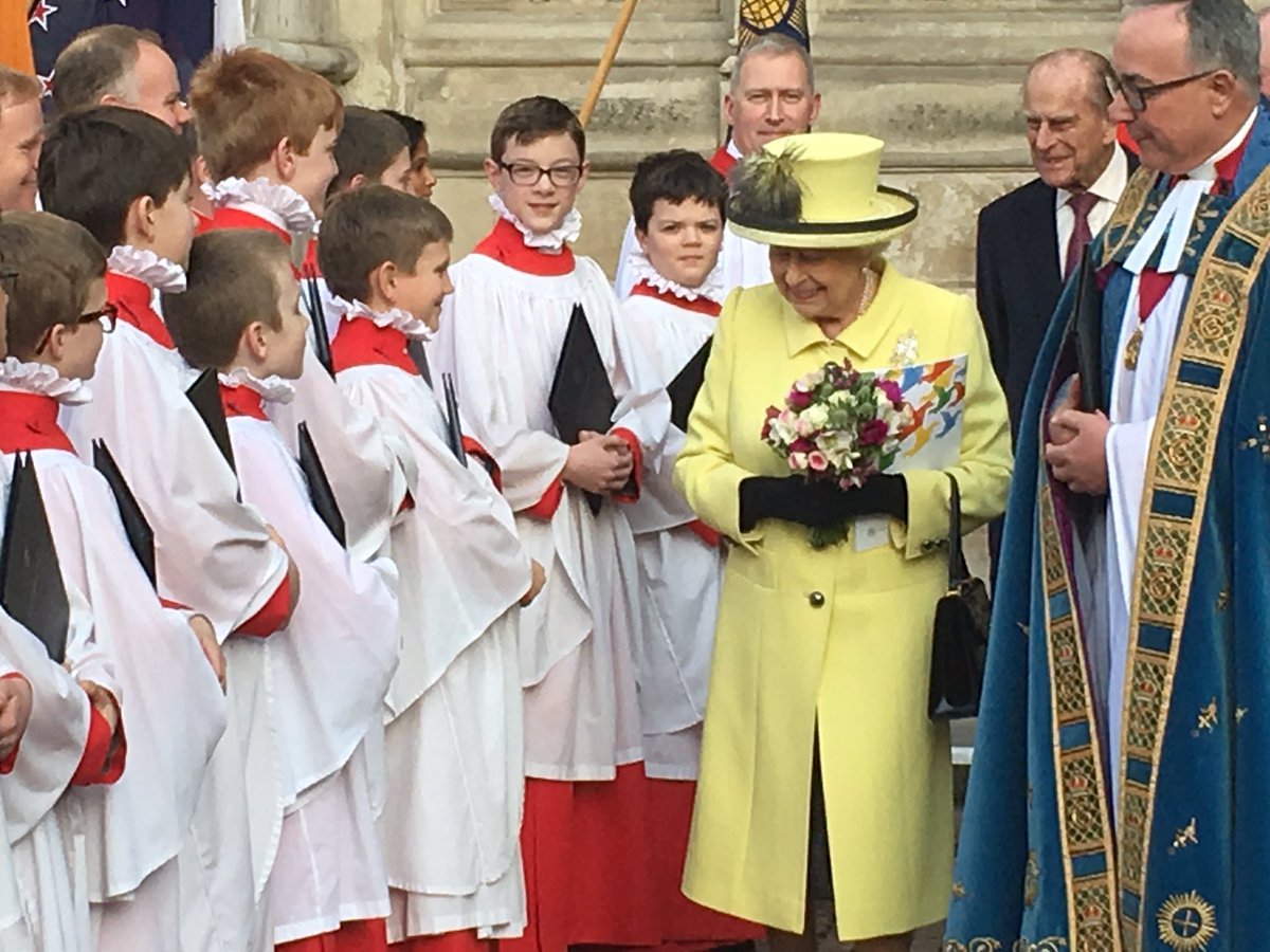 Queens of England The Queen leads Commonwealth Day celebrations