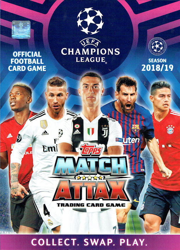 Ambient navigation tendens Football Cartophilic Info Exchange: Topps - UEFA Champions League Match  Attax 2018/19 (06) - Collector Binder - UK