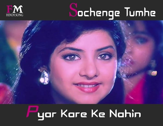 Sochenge Tumhe Pyar Kare / सोचेंगे तुम्हें प्यार करें कि नहीं / Lyrics In Hindi Deewana (1992)