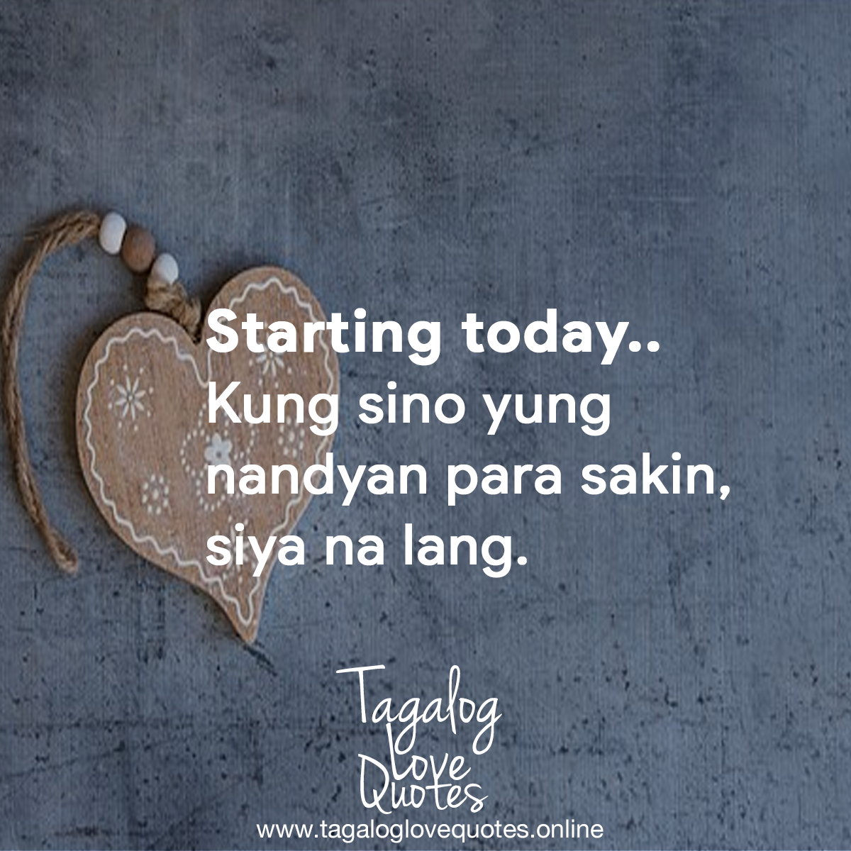 Starting today