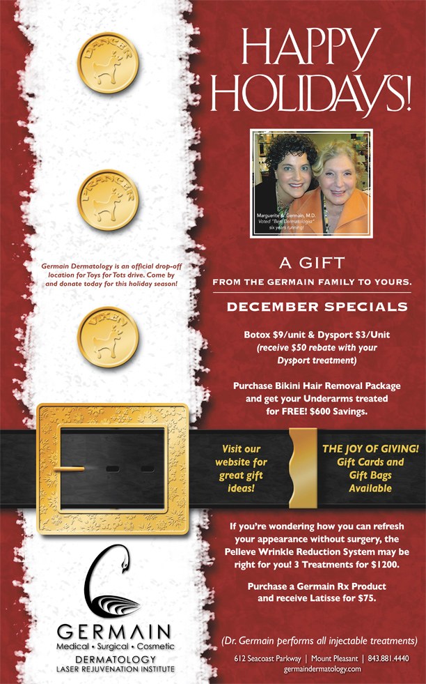 THE BEST TREATMENT FOR THE HOLIDAY SEASON Germain Dermatology